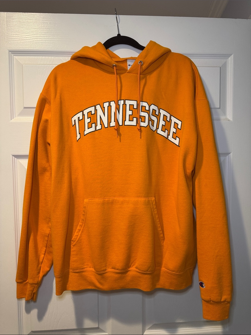 Champion Orange 'Tennessee' Crewneck Hoodie - Men's